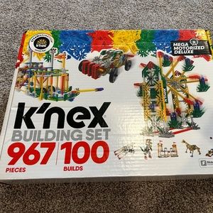 K'NEX Mega Mororized Deluxe Building Set Steamagination (967 Pieces/100 Builds)